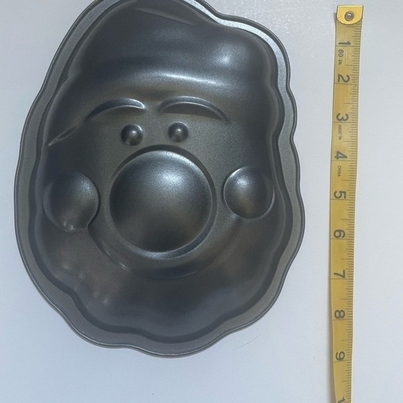 Vintage Santa Clause Baking Pan Aluminum Non Stick Christmas Holiday Mold Cake - Picture 6 of 6